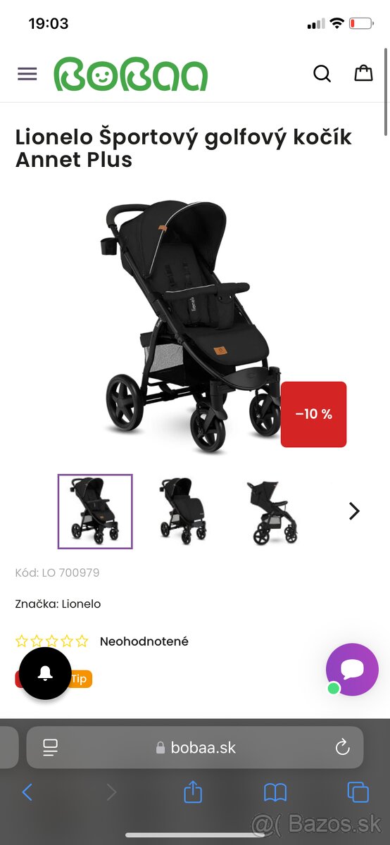 Športový kočik zn.Lionelo