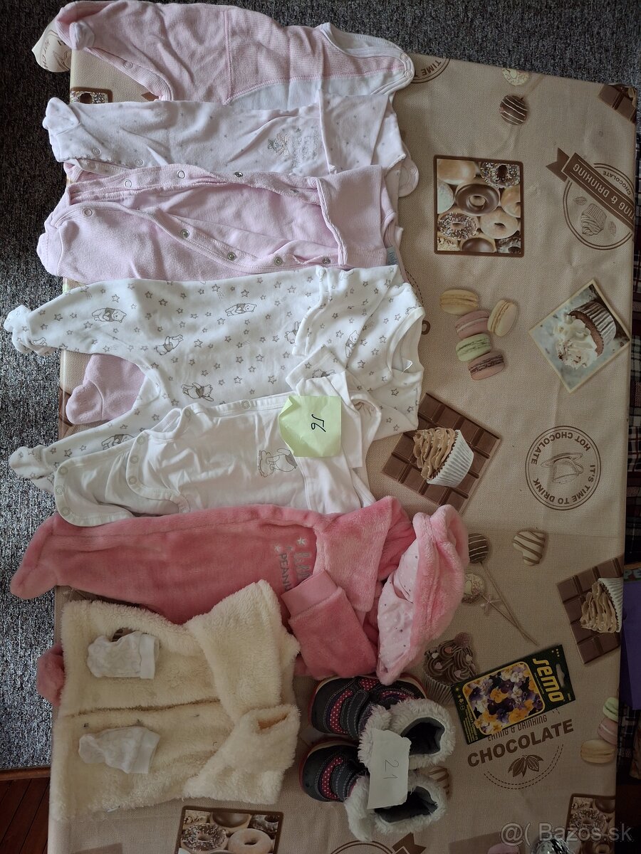 Detské oblečenie dievča zima vel. 56