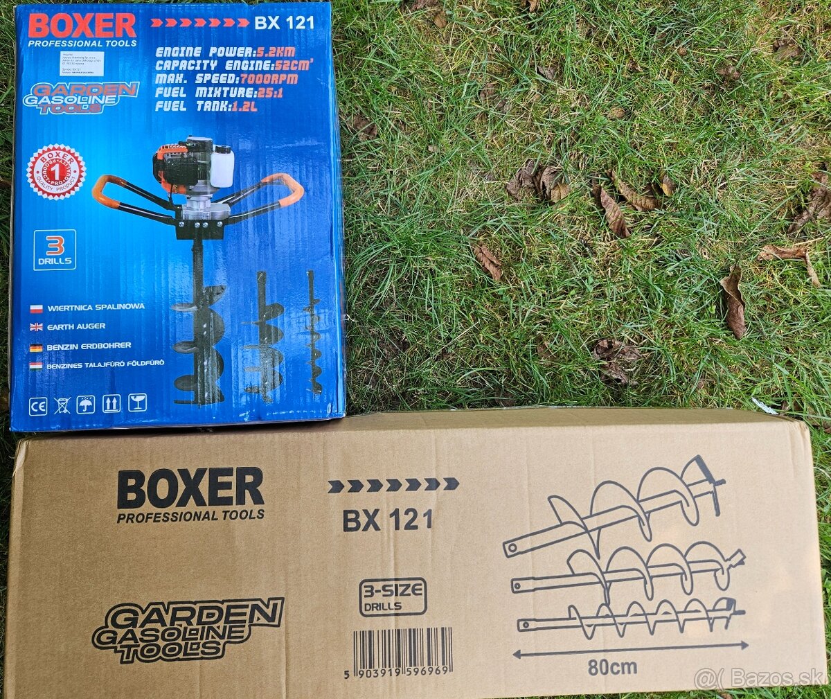 Benzinovy Zemný vrtak