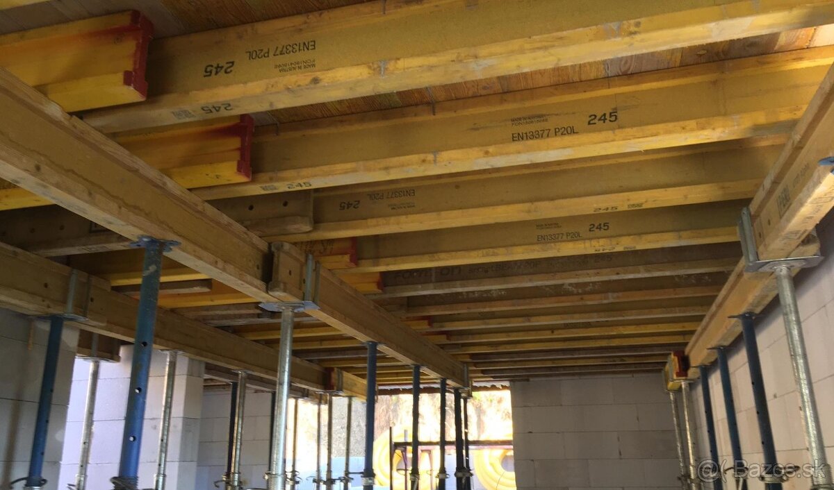 Prenájom debnenia, lešenia, šuptyče