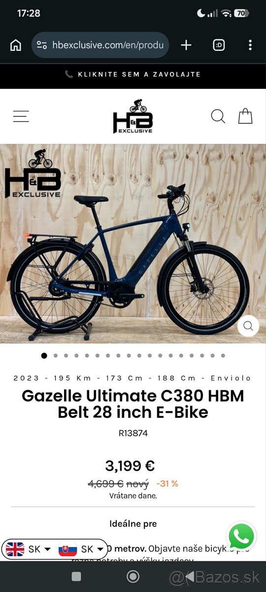 Elektro bicykel gazelle