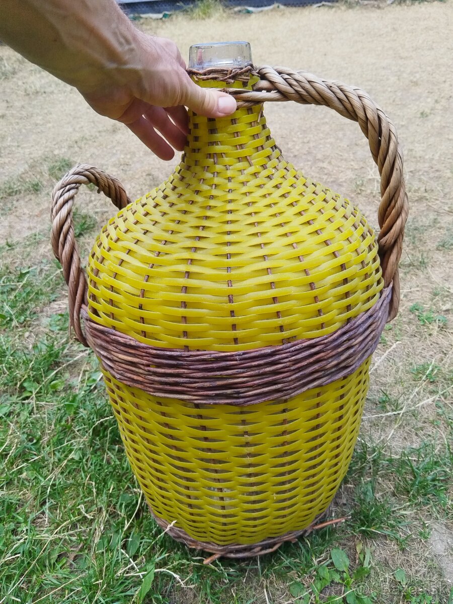 Demižón 25L opletaný