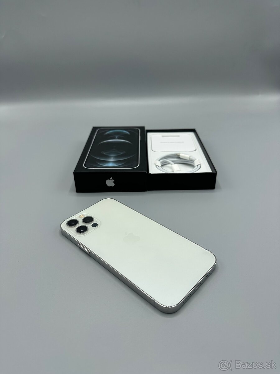 Apple iPhone 12 Pro Silver 89% 256GB Zdravie Plne funkčný