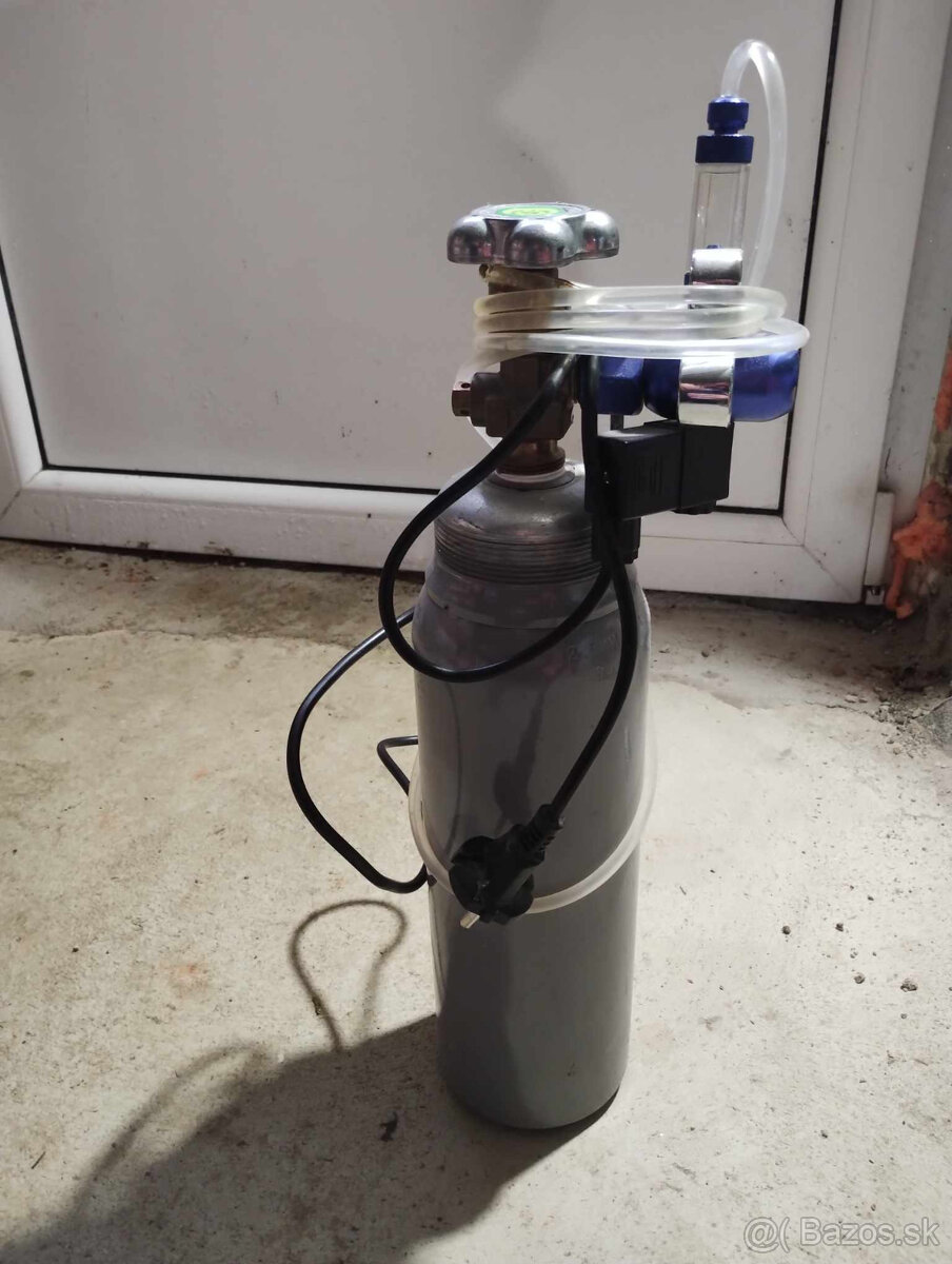 CO2 sety s fľašami, externý filter a UV lampa
