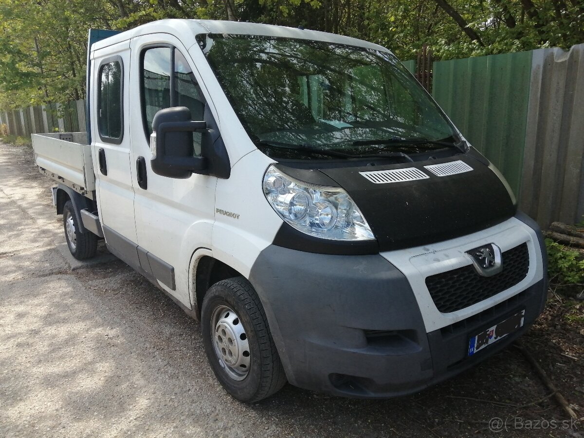 Peugeot Boxer, valník, 7miest, ťažné, 2007