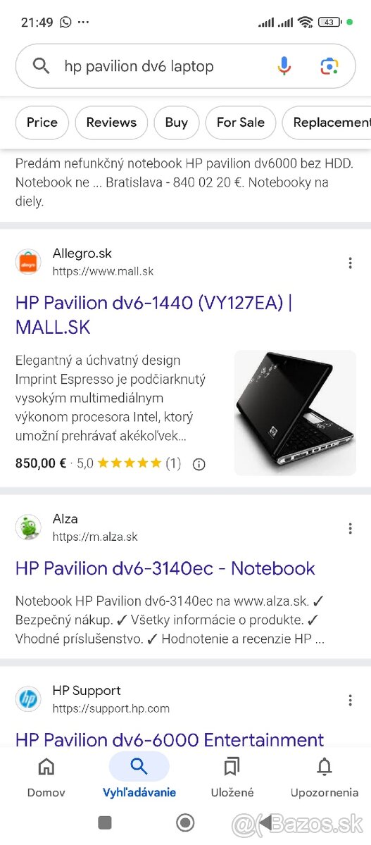 HP dv6 -1020ec