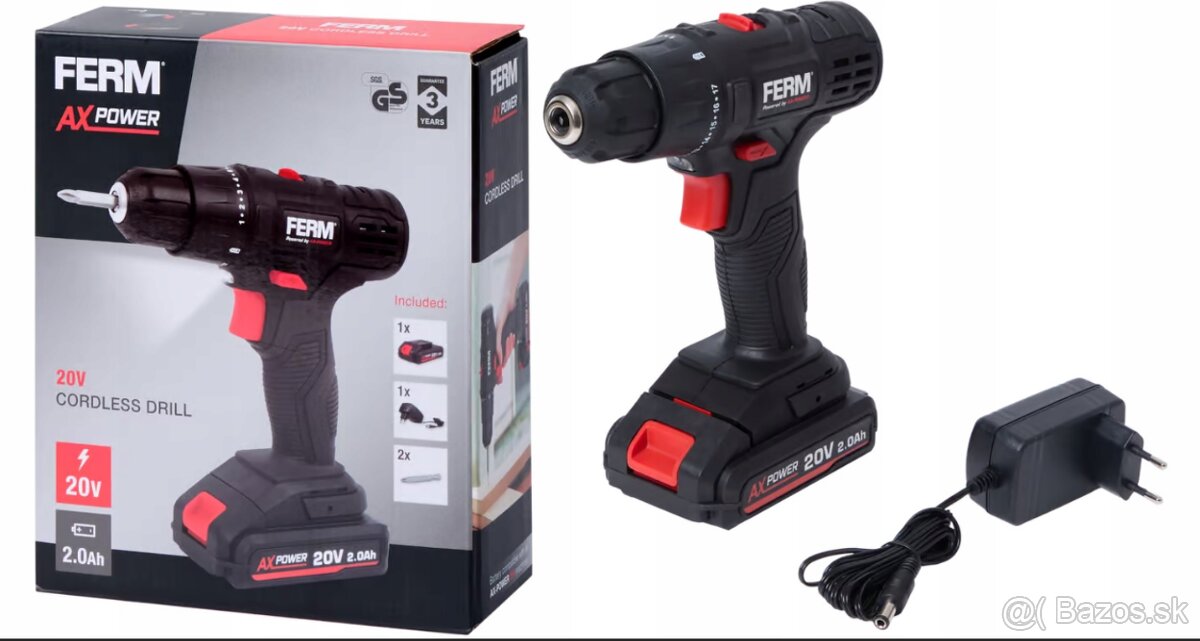 Zánovná vŕtačka Ferm CDM1191