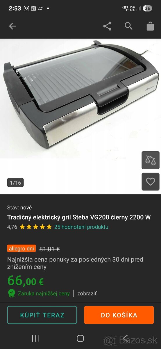 Elektrický gril Zelmer