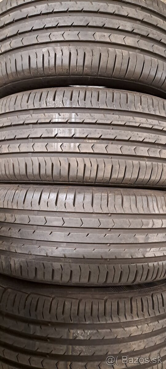 Predám 4ks pekné letné 195/55r15-85H Continental