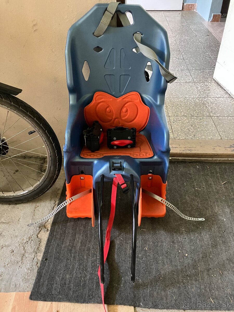 Detská sedačka na bicykel.