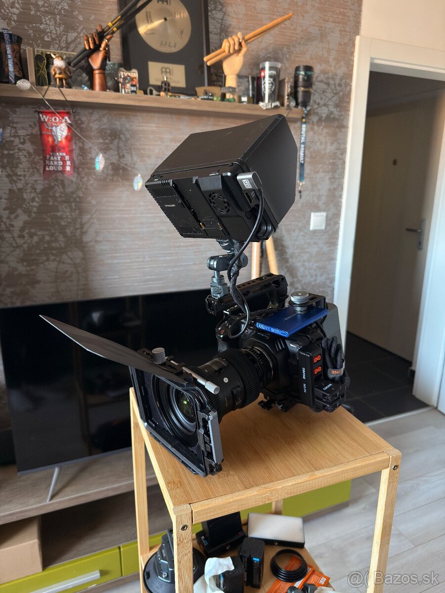full rig Blackmagic Pocket Cinema 4k