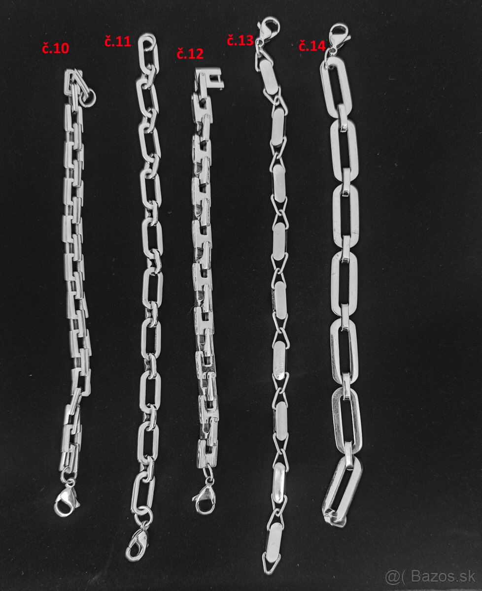 Náramky z chirurgickej ocele