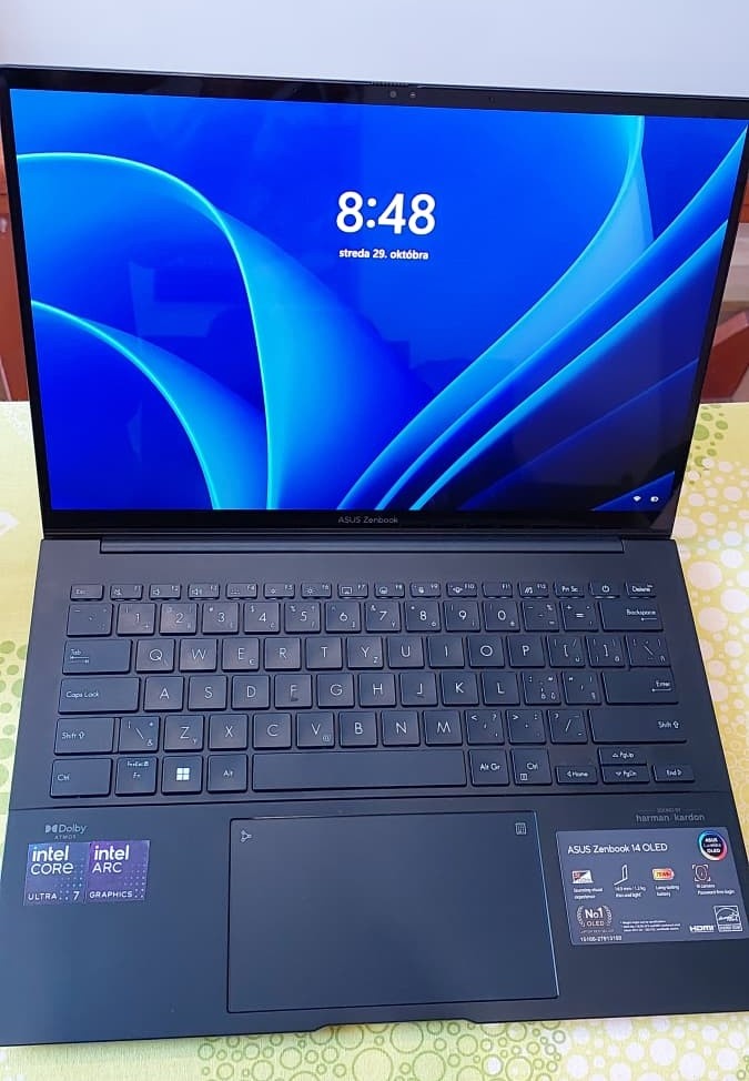 Predám ASUS Zenbook 14 OLED UX3405MA-OLED165X Ponder Blue