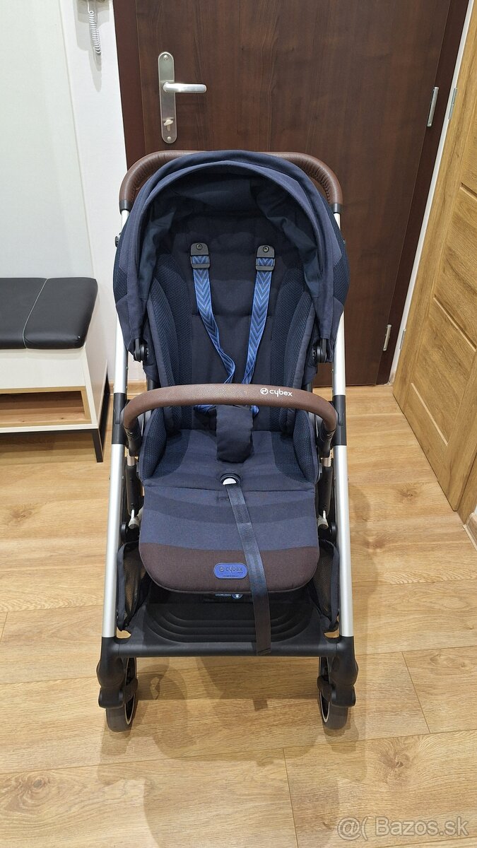 Cybex Balios S Lux Silver Ocean Blue