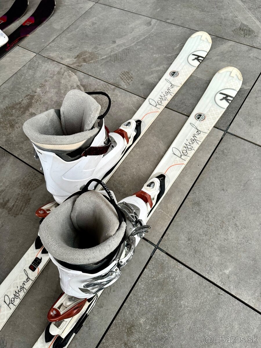 Lyžiarky + lyže Rossignol