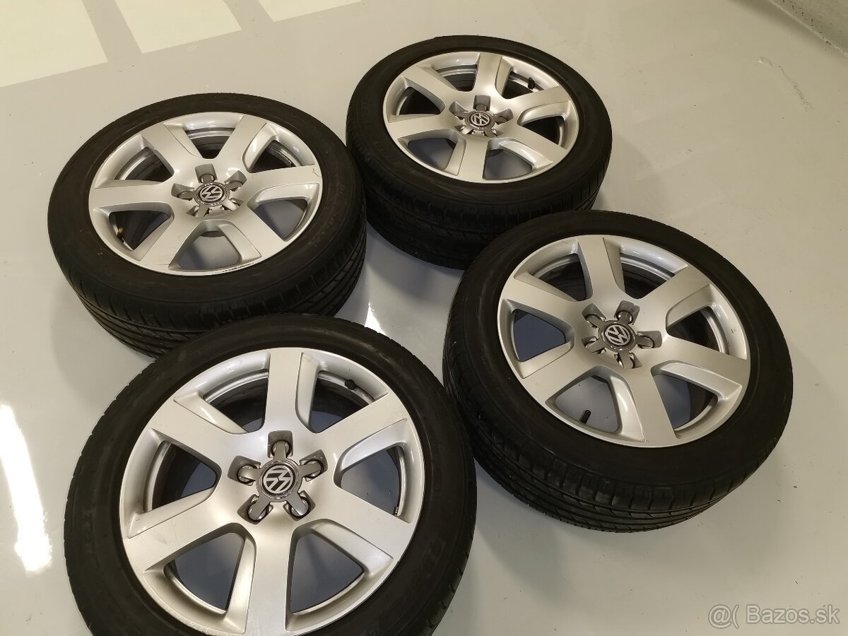 VW CADDY disky 5x112 17 a pneu 5 mm