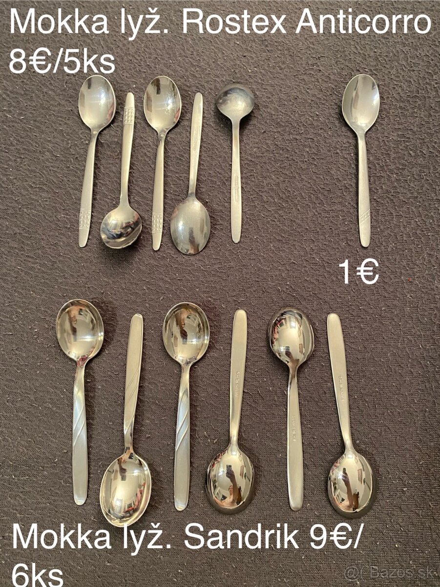 Príbor - Mokka lyžičky Sandrik, Rostex Anticorro