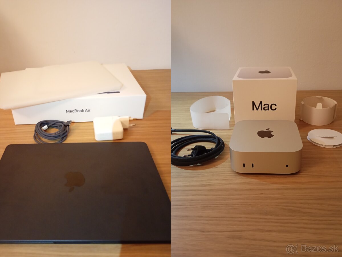 MacBook Air M4 + Mac Mini M4 Pro - majú záručný list