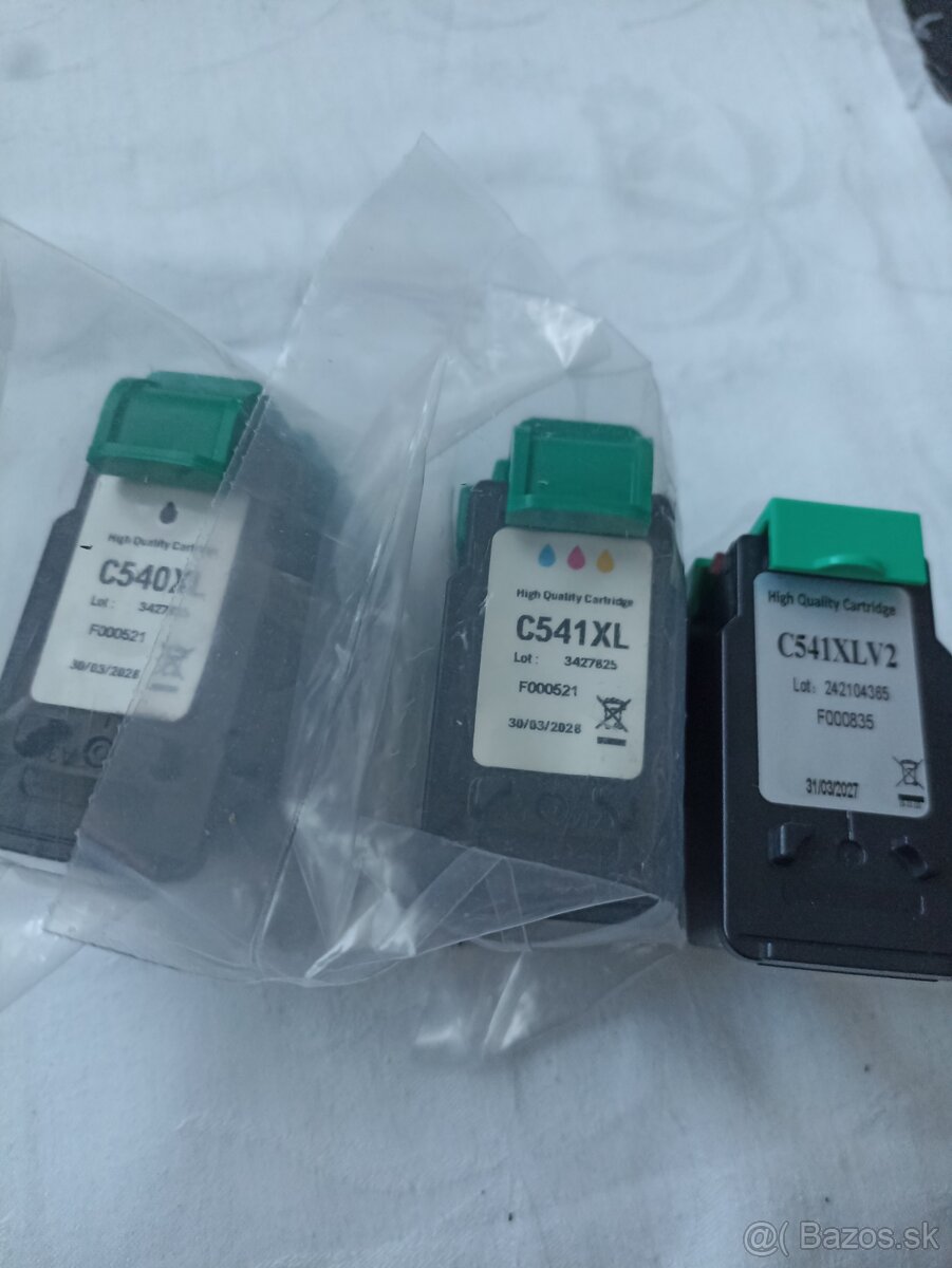 Predám nové náplne do tlačiarní Canon