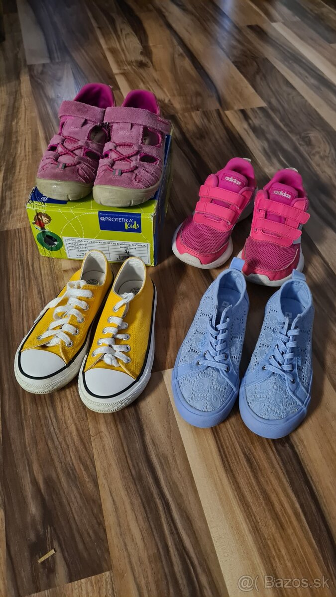 Detská dievčenská obuv, veľkosť 31