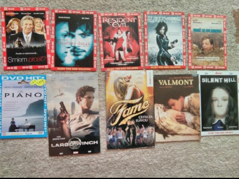 Neotvorené DVD originály