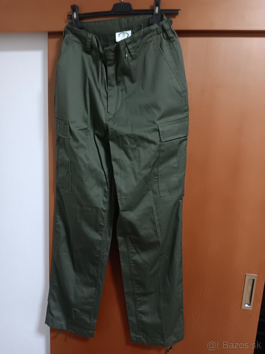 Olivove Tactical Mil-Tec nohavice