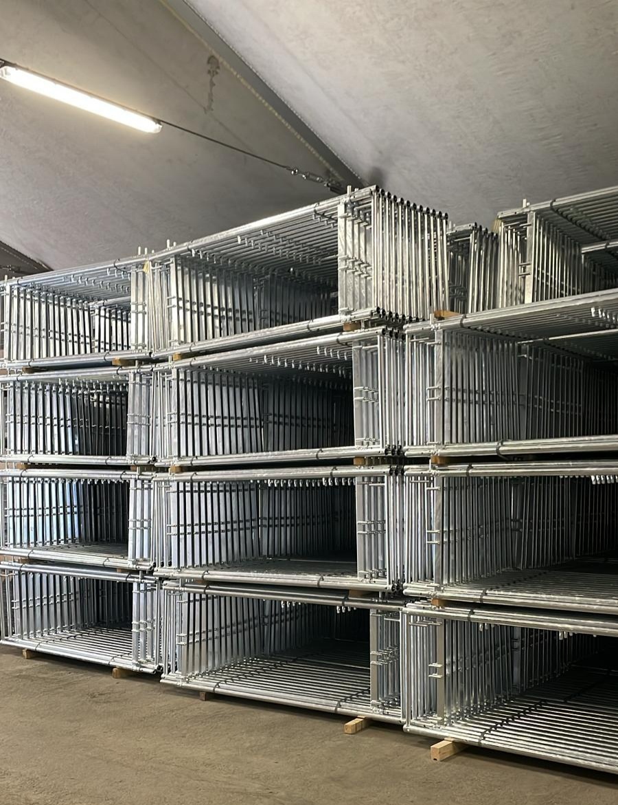 Lešenie fasádne nové 380m2 EDX70 P70