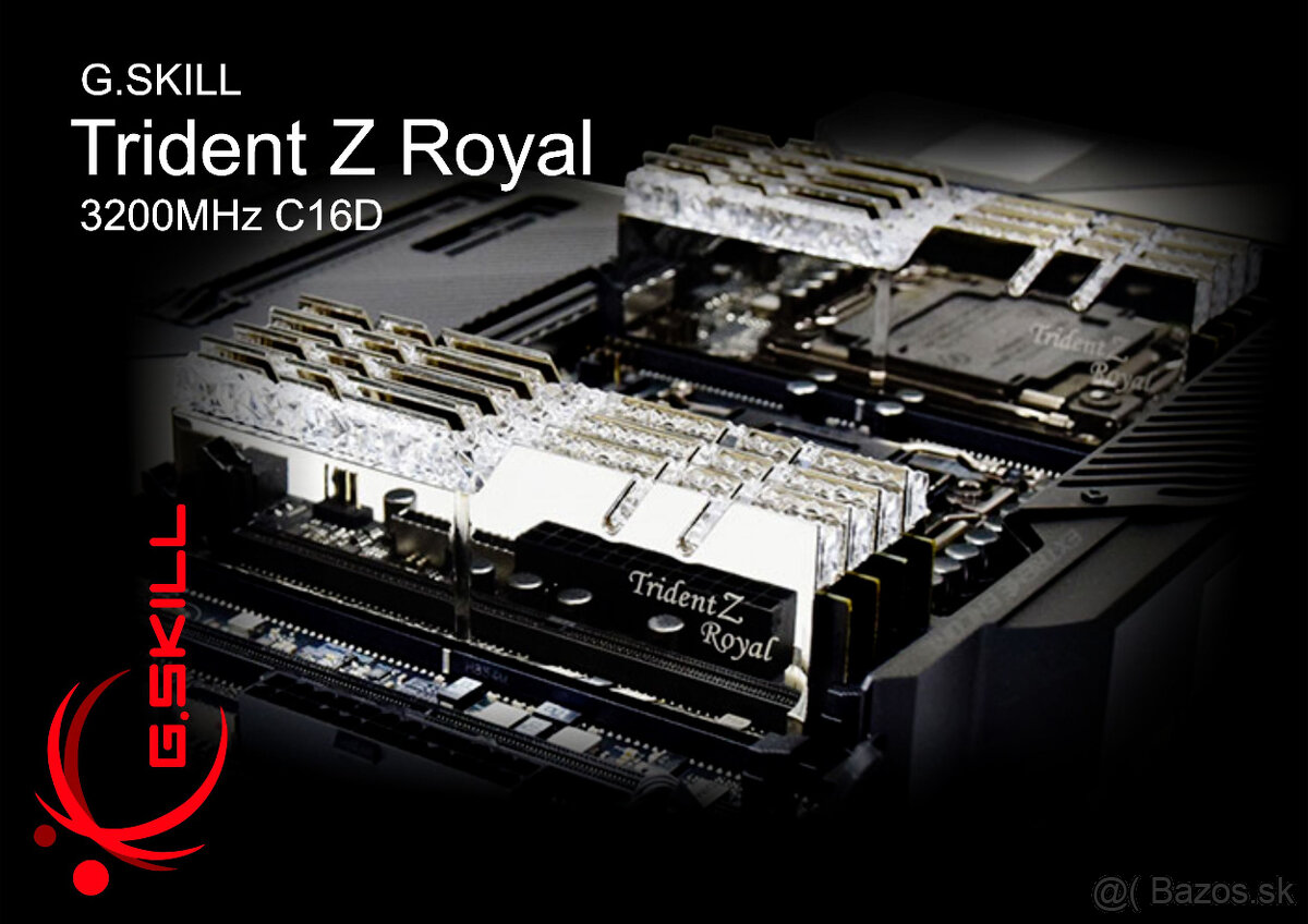 G.SKILL KIT DDR4 16GB PC 3200 (2x8GB) 16 GTRS TZ ROYAL