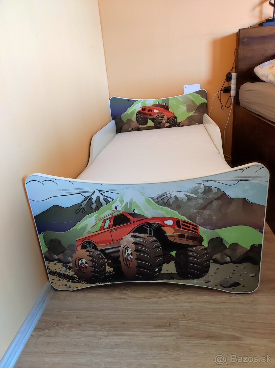 Detská posteľ auto