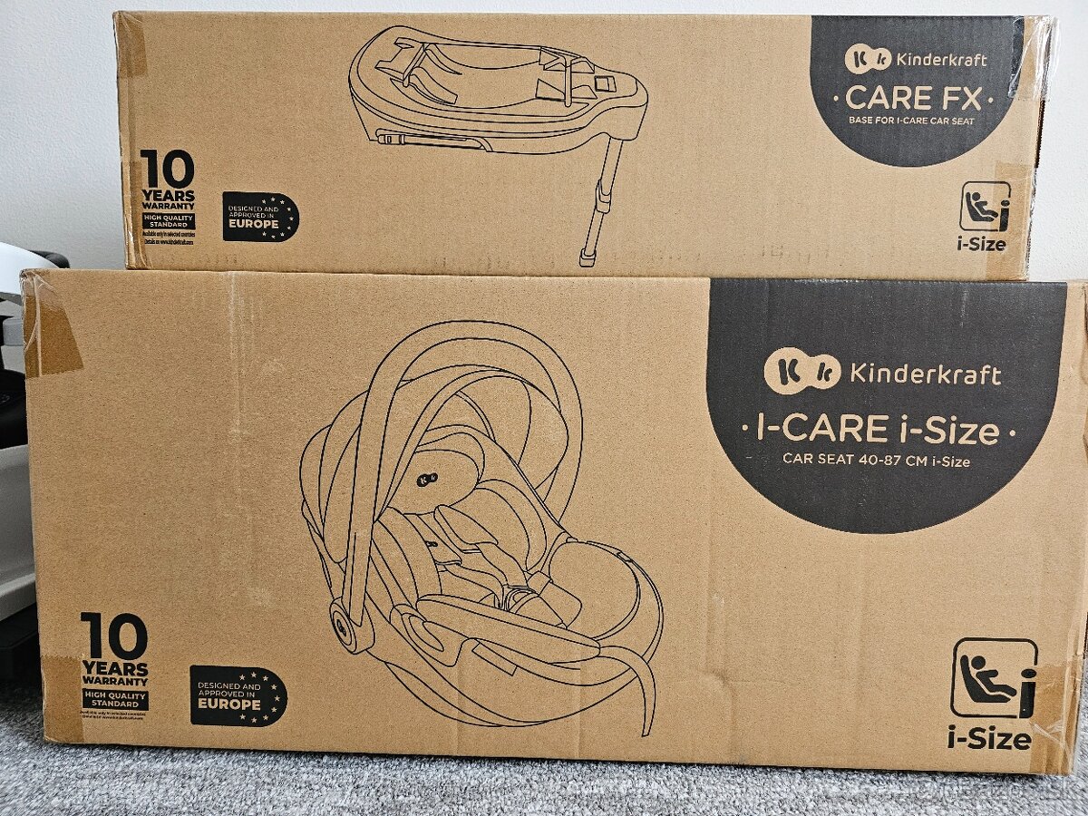Vajíčko+isofix základná Kinderkraft i-Care + Care FX