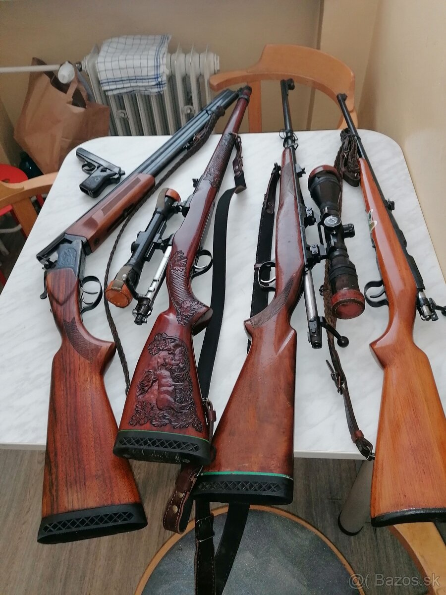 Predám guľovnicu, brokovnicu a iné