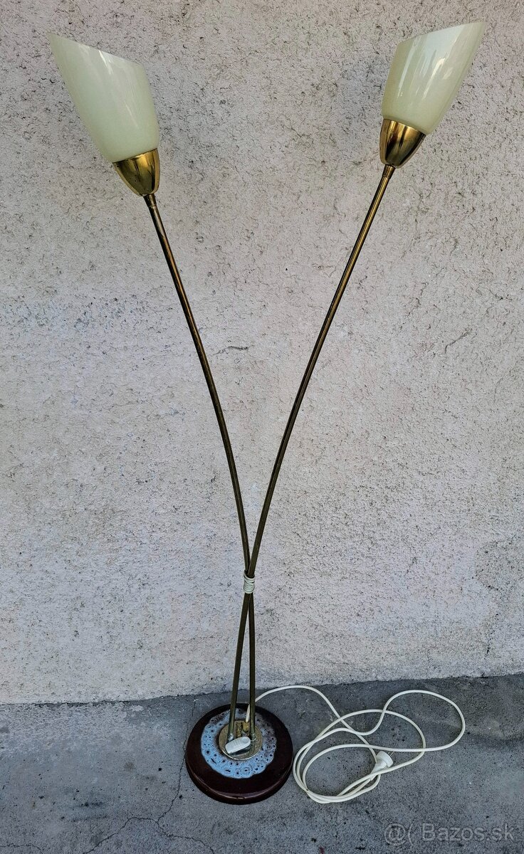 Retro podlahová lampa K.Šenov