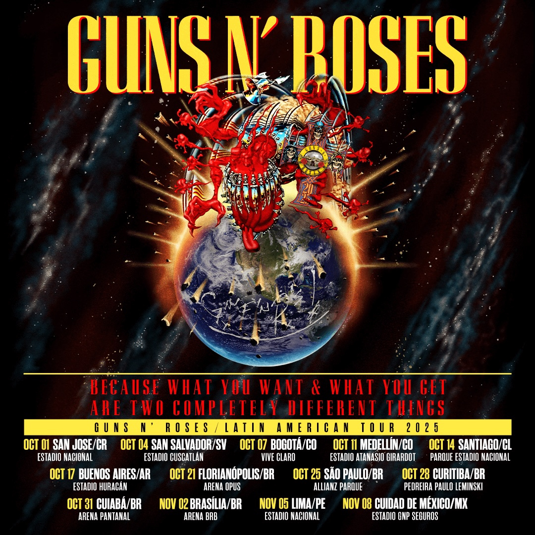 Guns N’ Roses 15.07.2025 Budapešť