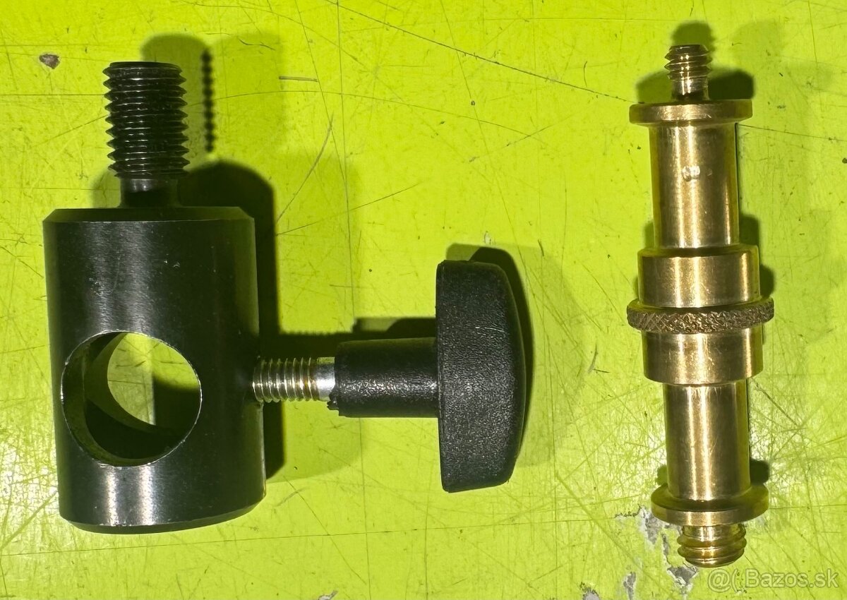 anfrotto adaptér pre z 16mm Spigot na M10 metrickú skrutku