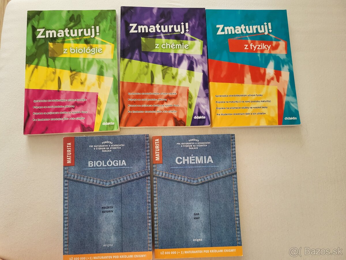 Predám knižky pre maturantov