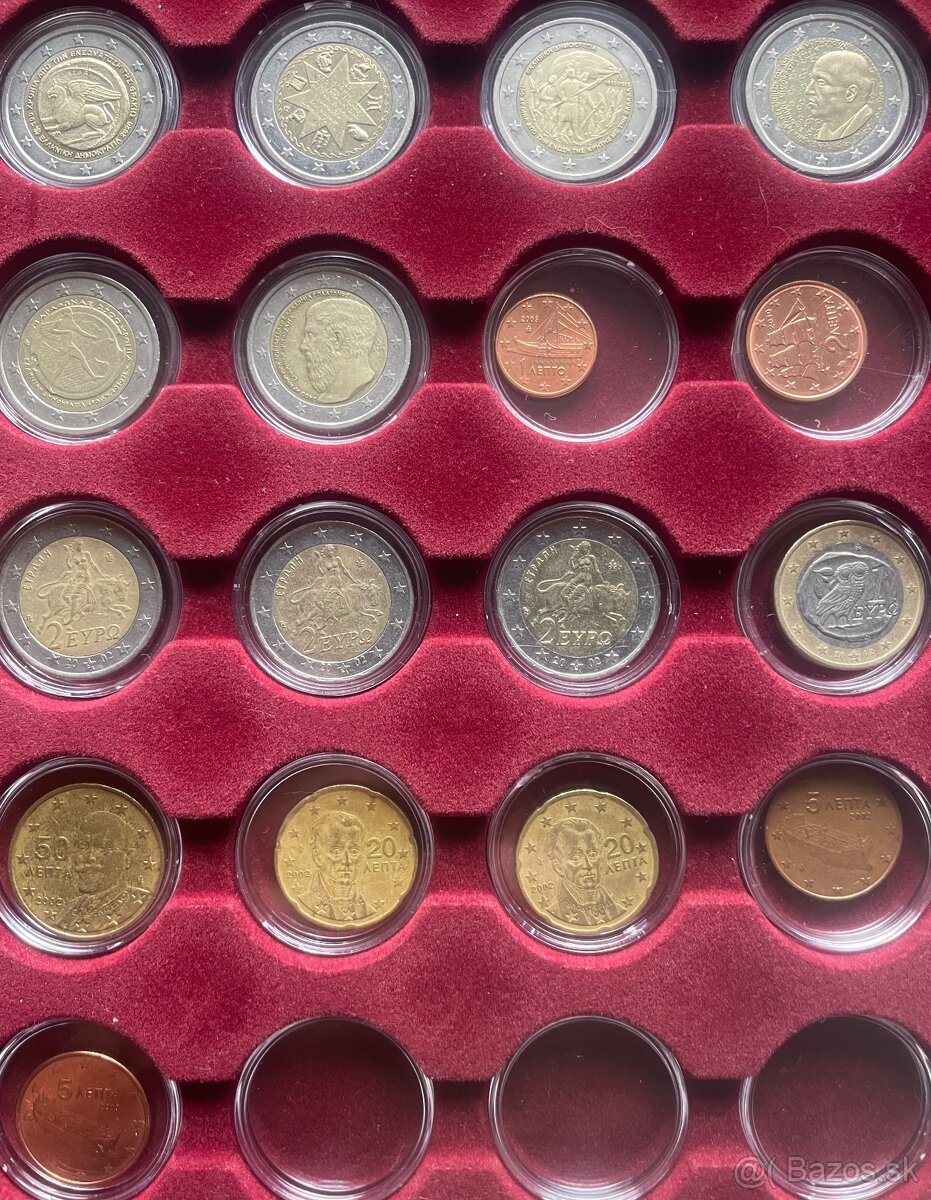 2€ mince Grécko