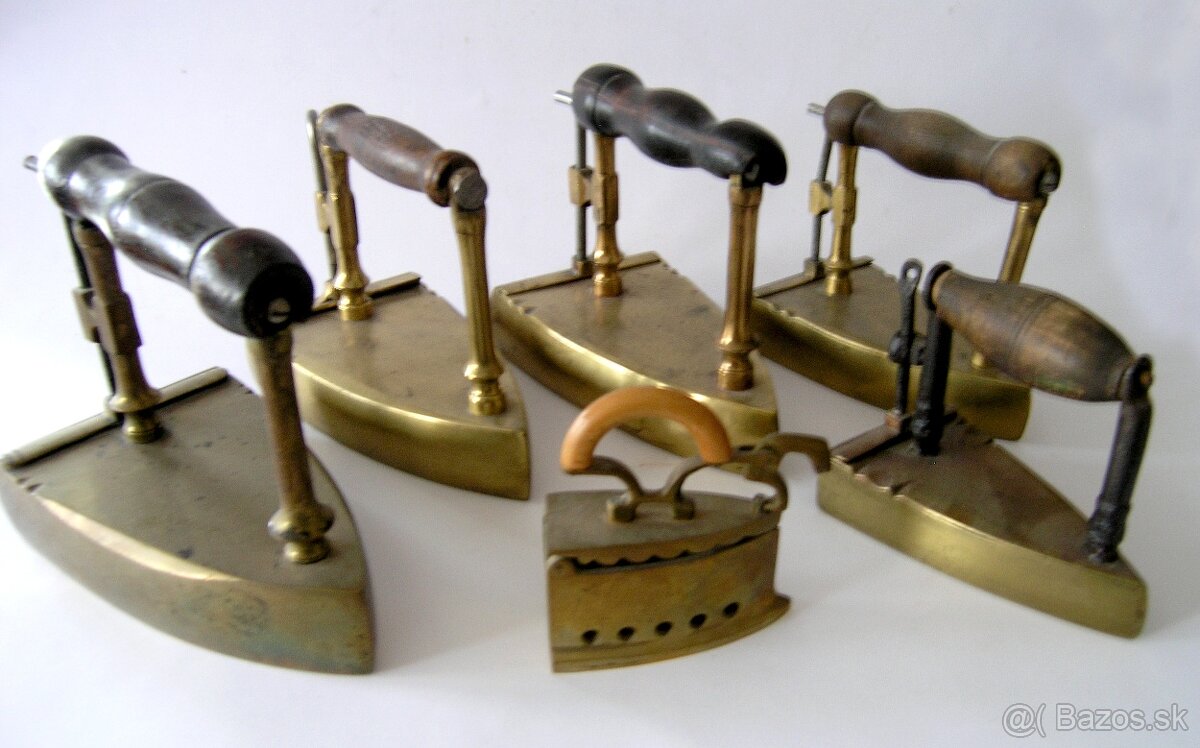 Predám krásne starožitné žehličky