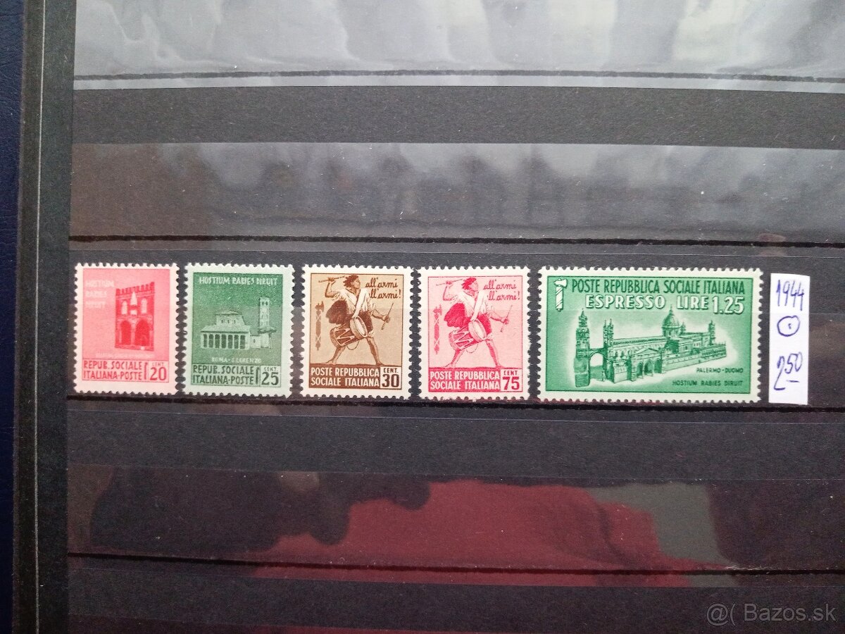 Poštové známky č.419 - Taliansko r.1944