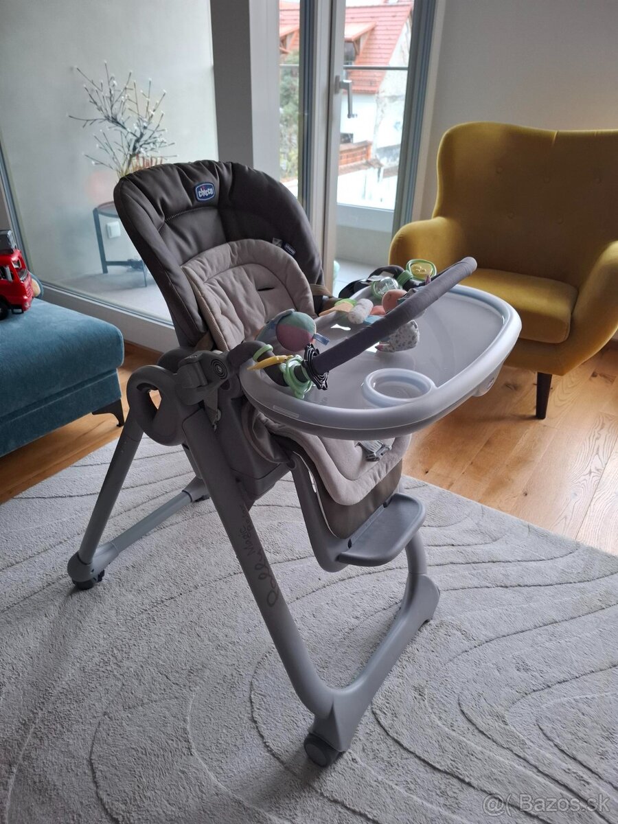 CHICCO Stolička jedálenská Polly Magic Relax