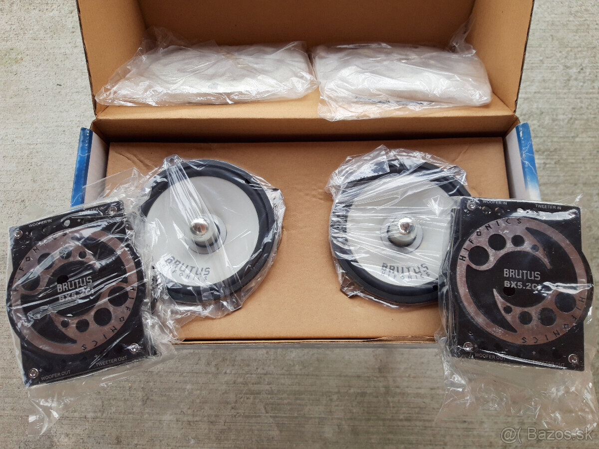 =ø13cm= HIFONICS BRUTUS - dvojpásmové 13cm kompá 2x100W RMS
