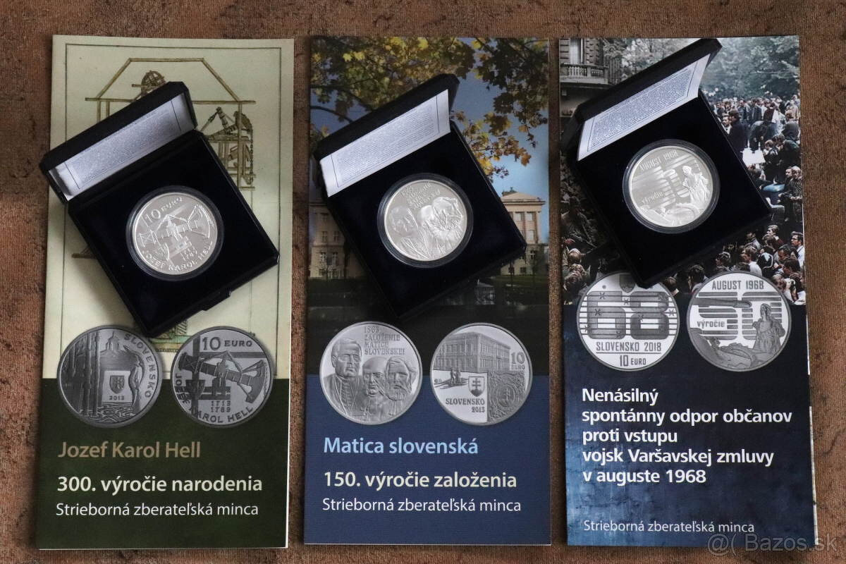 PREDAJ - PROOF zberateľské euro mince