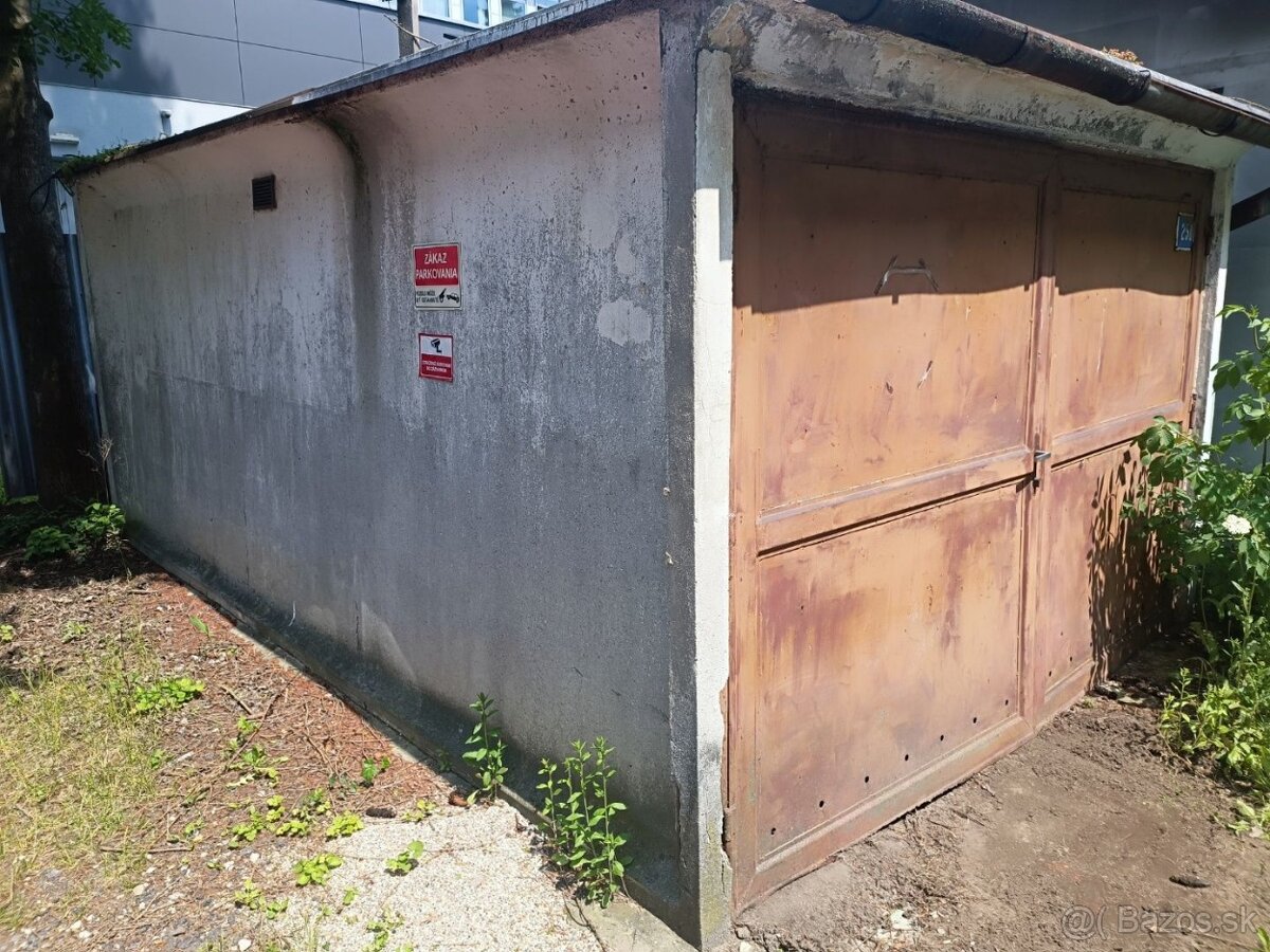 Prenájom garáže v starom meste - Žilina