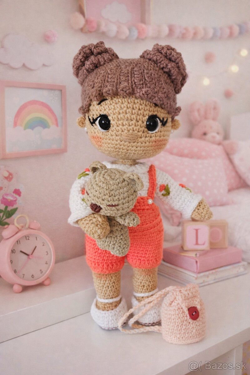 Ručne háčkovaná bábika NOVÁ
