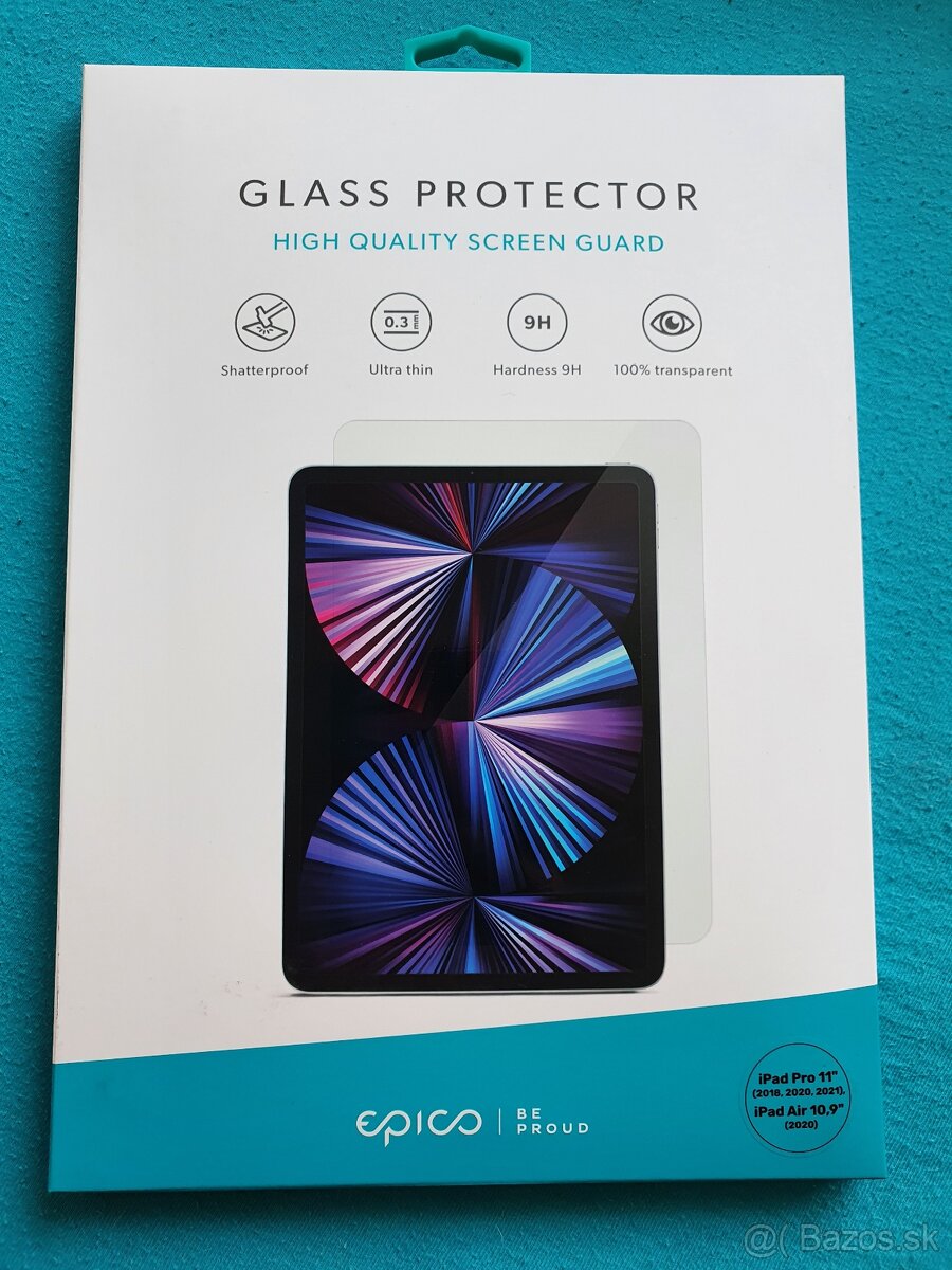 Predám ochranné sklo EPICO iPad Pro 11´´ a iPad Air 10,9´´