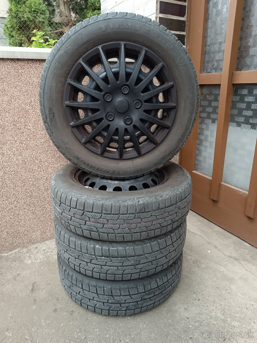Zimné pneu na diskoch 175/65 R15 + TPMS