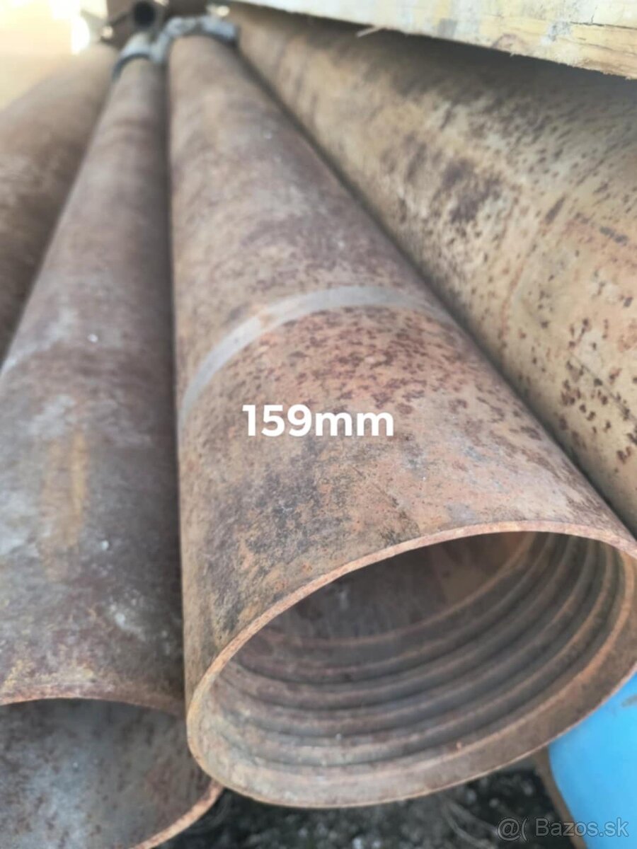 Oceľové pažnice Φ159mm a Φ325mm – rôzne dĺžky