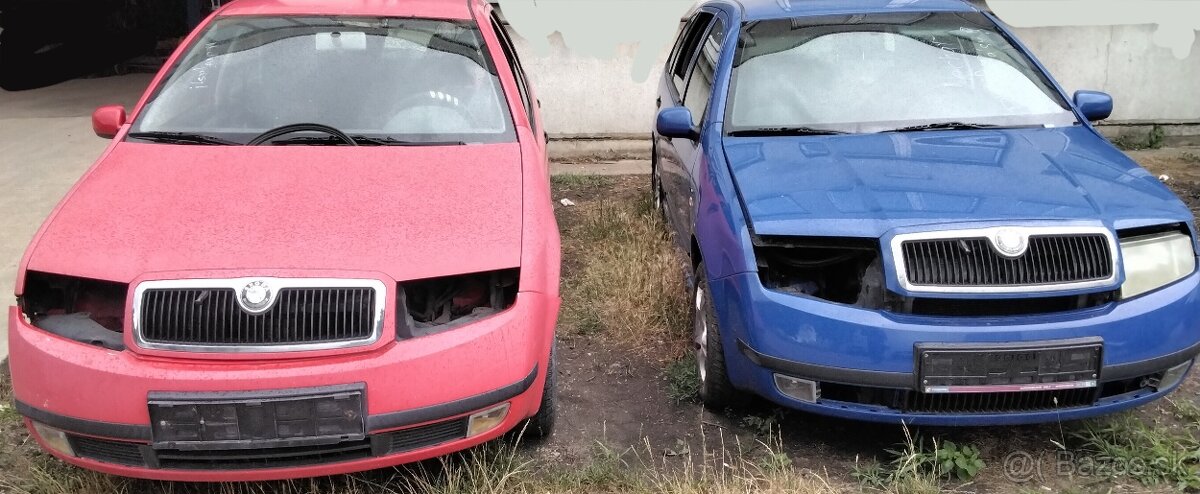 Škoda Fabia 1.2 HTP predám MOTOR AZQ MOTOR BMD DVERE a iné d