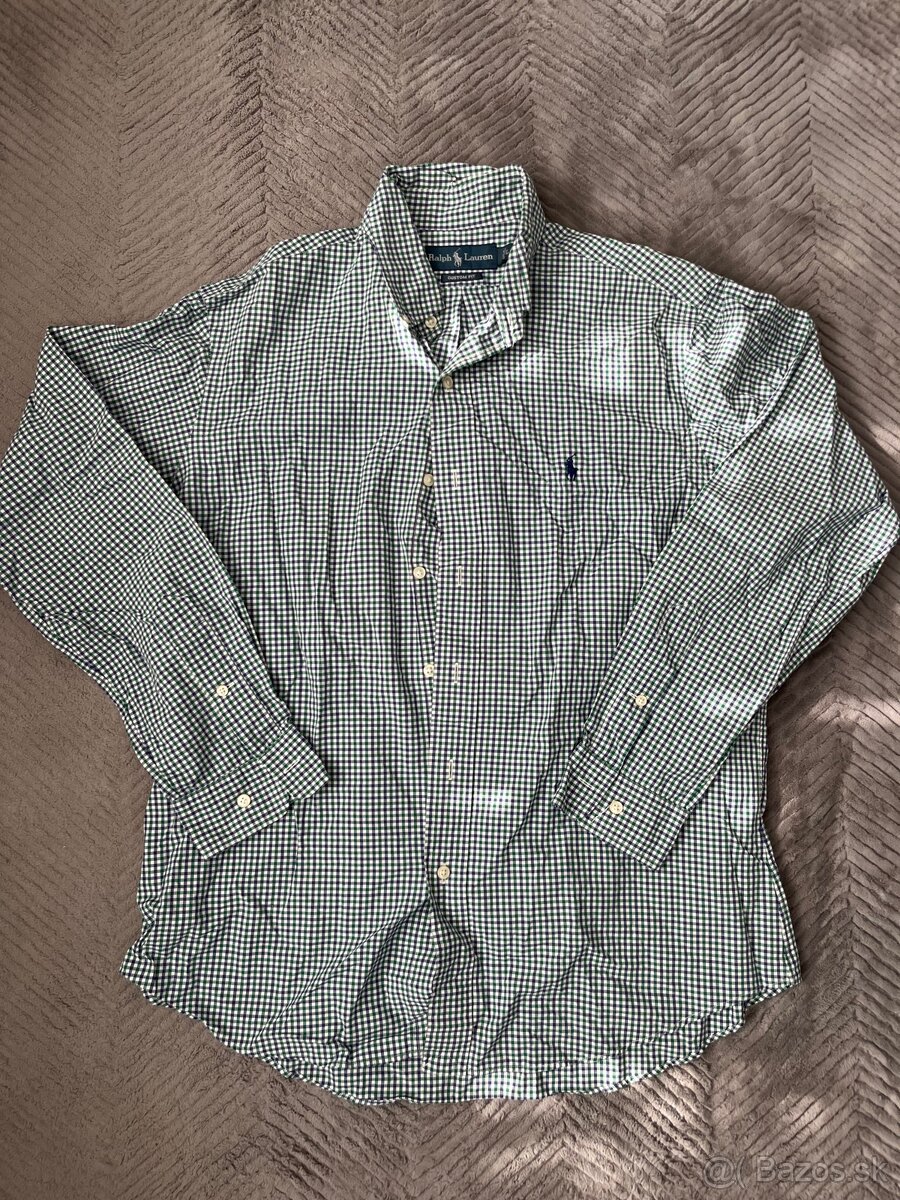 Karovana košela polo ralph lauren L