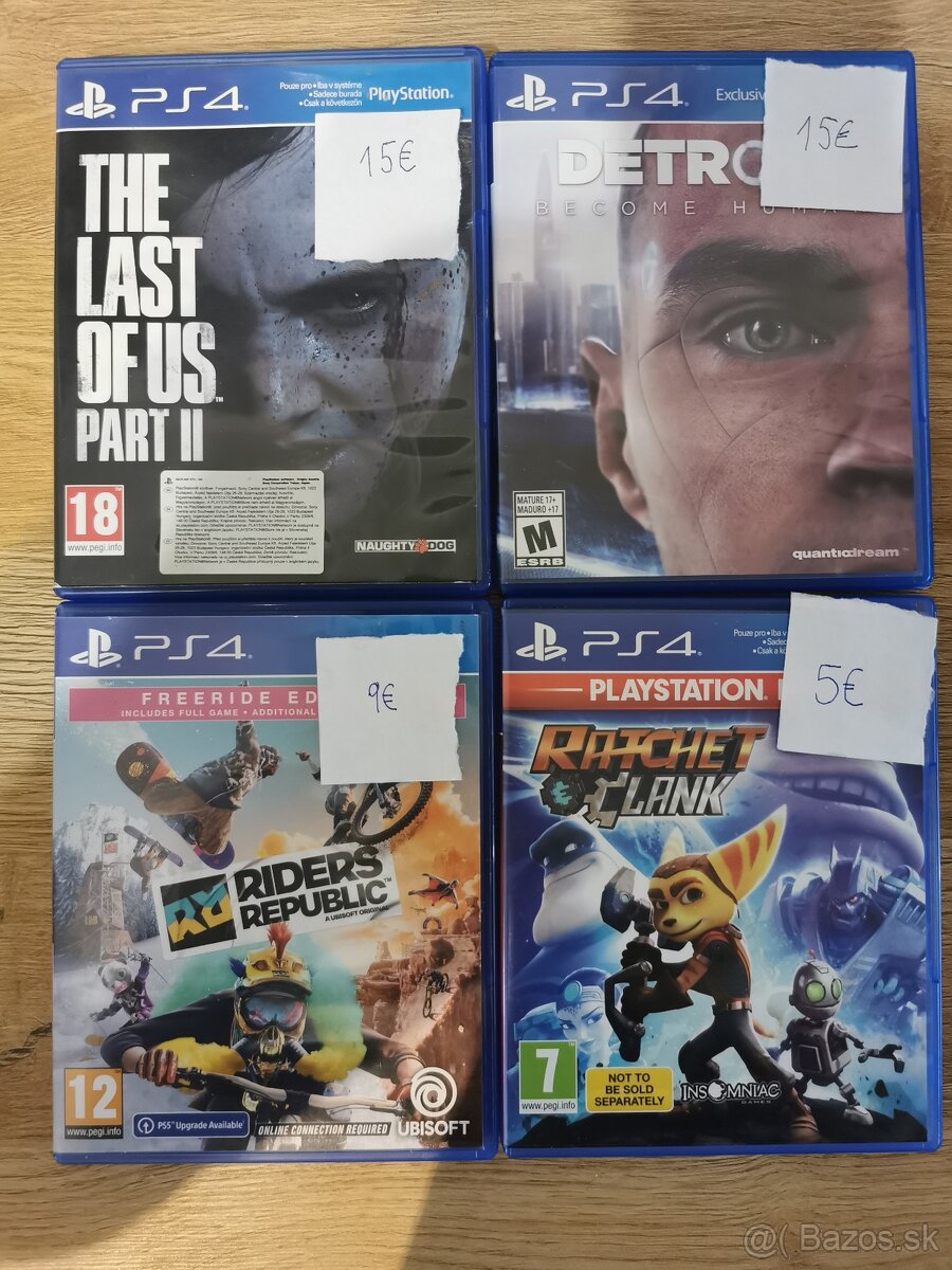 Predám hry na ps4