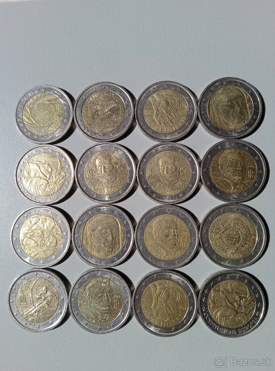 Pamätné mince Taliansko
